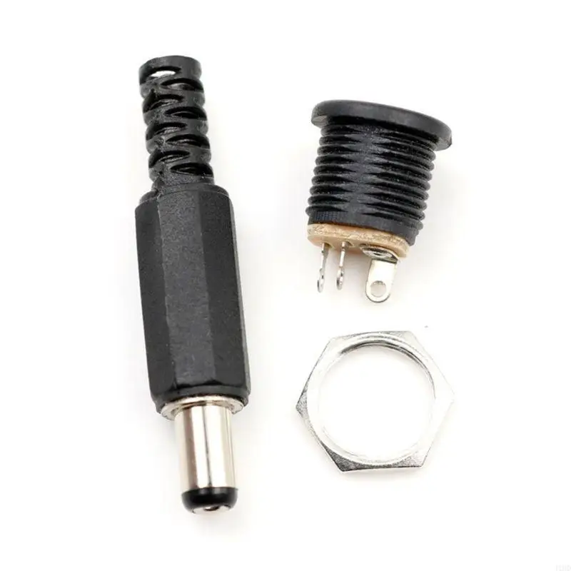 J1HD 12V 3Aプラスチックプラグ + DCパワーPL用のDCパワーコネクタ用の女性ソケットパネル