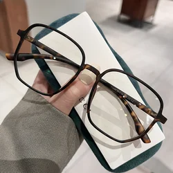 2024 Ultra Light Myopia Glasses Men Women Minus Diopter Eyeglasses Trendy Large Size Square Frame Near Sight Eyewear Vasos