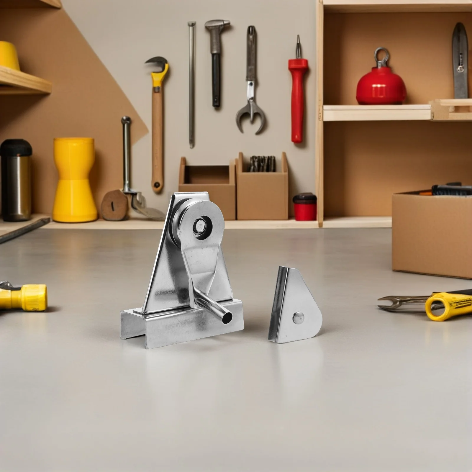 

1 Set Stainless Steel Flagpole Hardware Repair Kit Single Pulley Flag Truck Replacement Pole Handle Pulley Wheel Assembly Flag