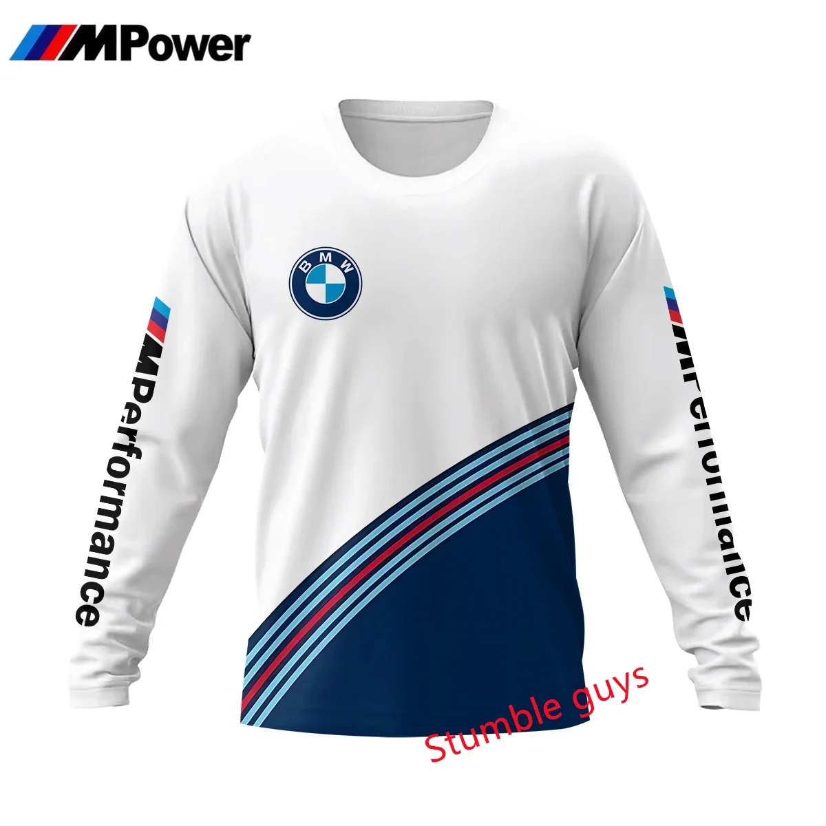 

Men's BMW Fashion Casual Long-Sleeve Shirt Car Racing Style Breathable Quick-Dry Soft Lightweight Comfortable Sports Tee