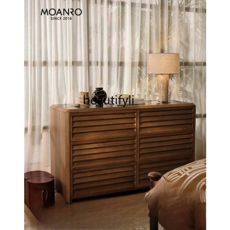 

Medieval chest of drawers Bedroom storage cabinet Drawer cabinet against the wall Merad wabi sabi retro