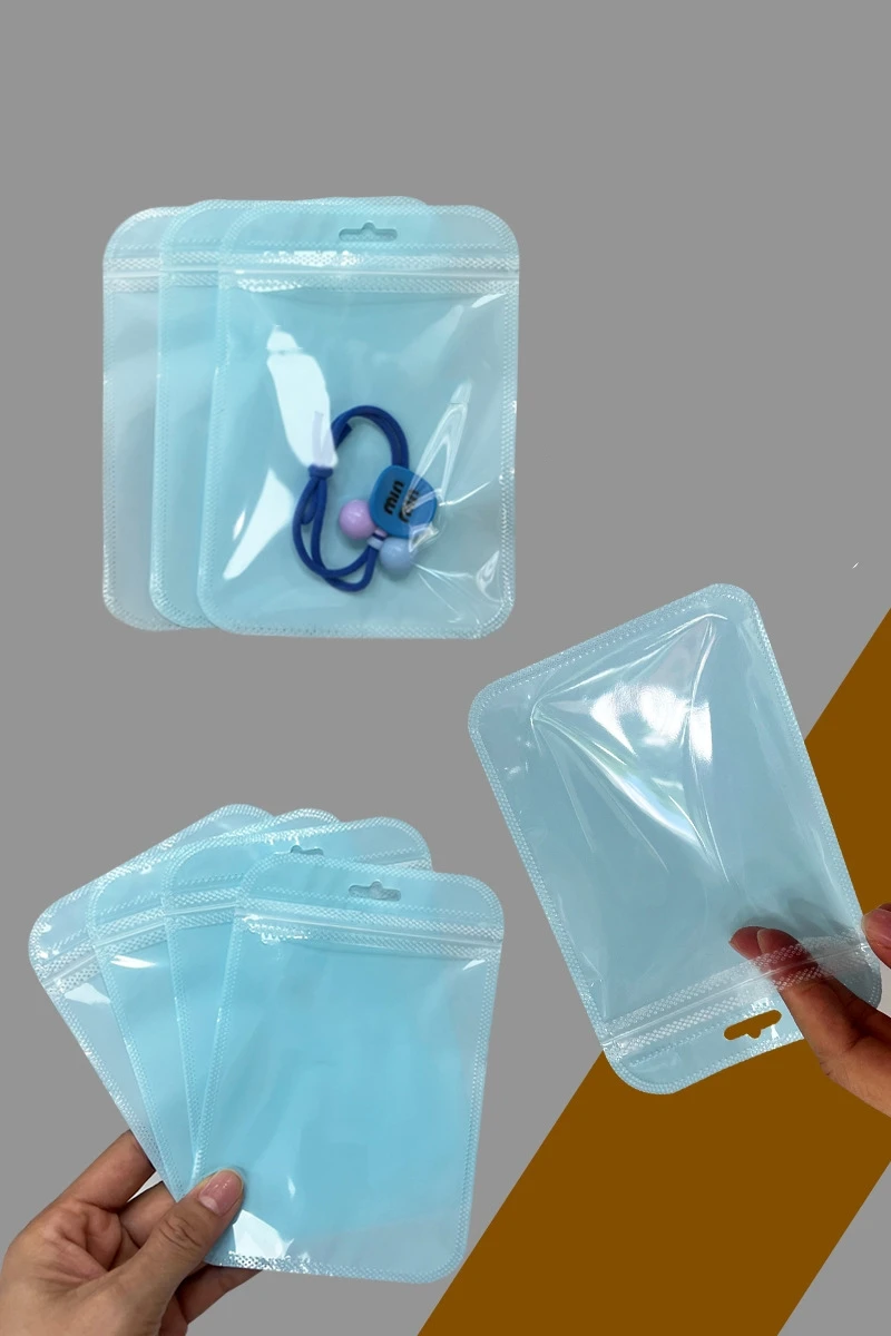 50 Stück 10,5 x 15 cm niedlicher Mylar-Verpackungsbeutel, wiederverschließbarer Folienbeutel für die Aufbewahrung von Lebensmitteln, Lipgloss, Schmuck, Display, Kleinunternehmensbedarf – Detail 4