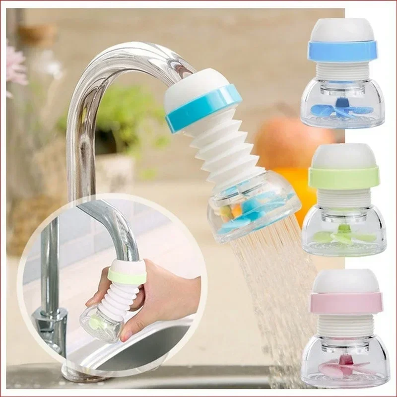 

1PC Adjustable Collapsible Tap Water Household Faucet Tap Water Clean Purifier Filter Splash-proof Shower