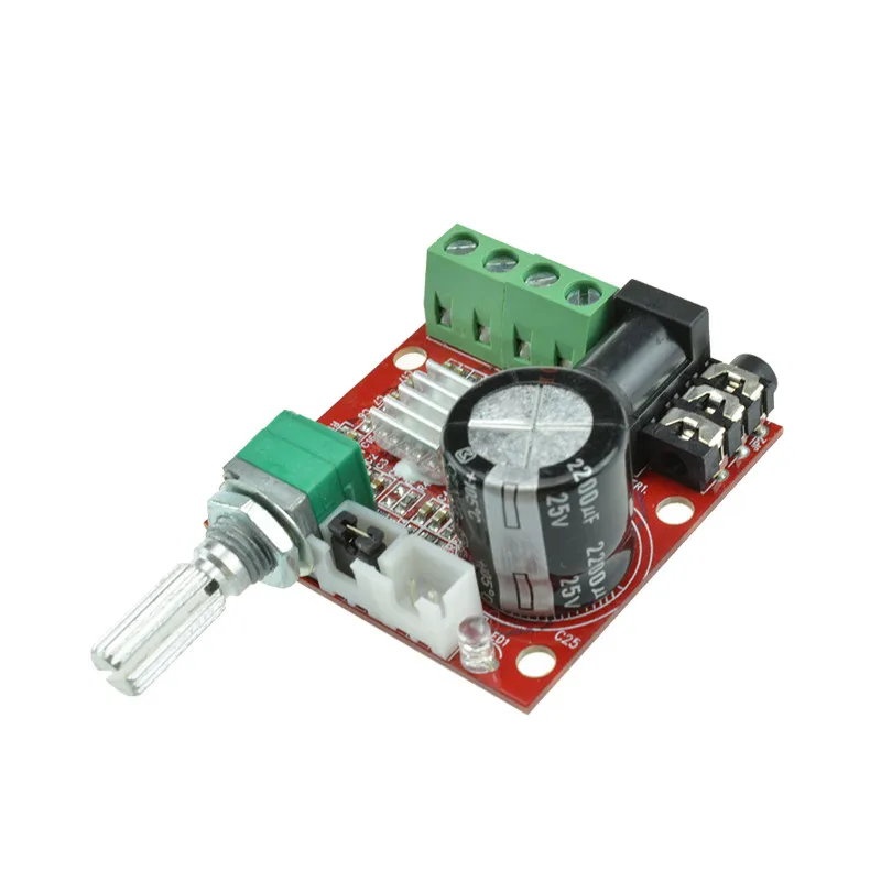 12V Mini Hi-Fi PAM8610 Audio Stereo Amplifier Board 2X10W Dual Channel D Class Lowest Price