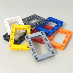 10Pcs/lot 64179 High-Tech 5x7 Open Center Liftarm Bricks Toy For Technical MOC DIY Buildings Blocks Compatible