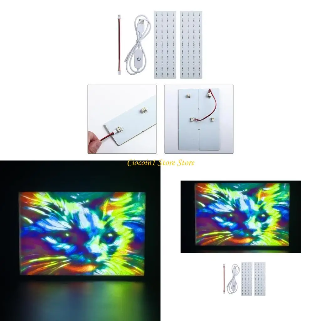 

A3PC для лабораторной литофановой светодиодной платы подсветки комплект DIY LAMP Плата замена платы