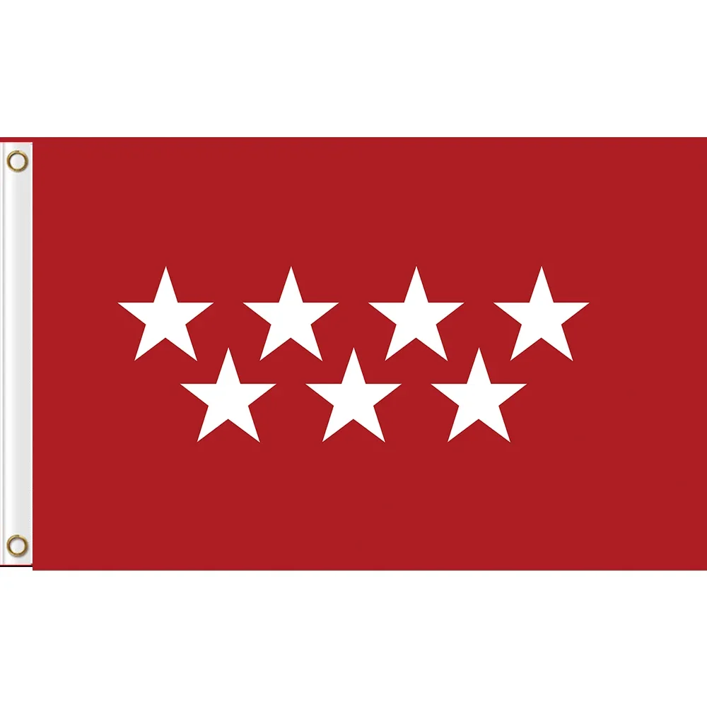 Community of Madrid Capital of Spain 3x5ft polyester flags