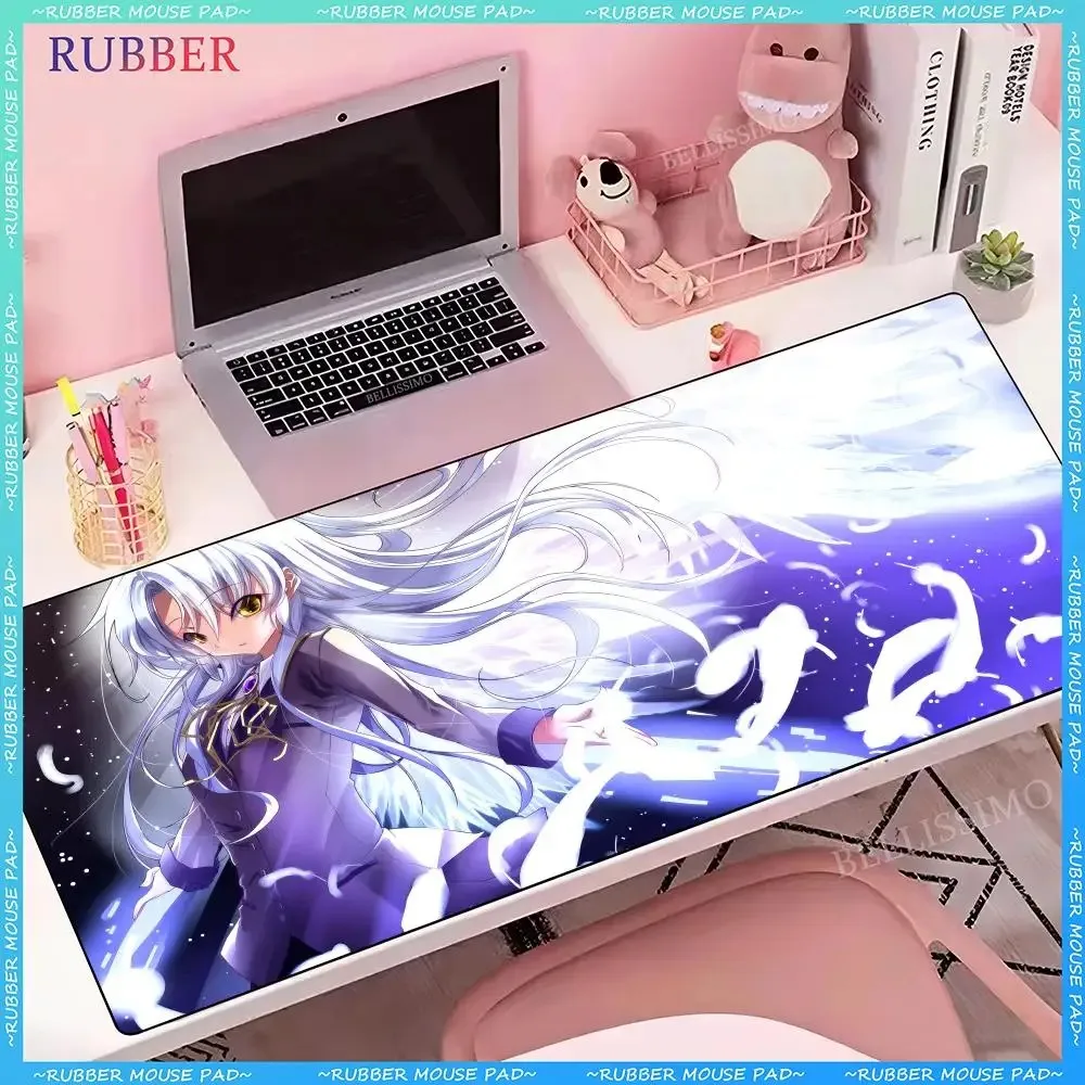 Anime mouse pad computer large mouse pads keyboard pad angel girl series game player office carpet table mat desktop mousepad