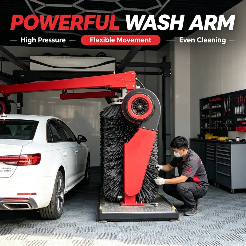 360 Rotating Brush‑Free Car Wash System Factory Made High Pressure Touchless Vehicle Washing Equipment For  Auto Detailing