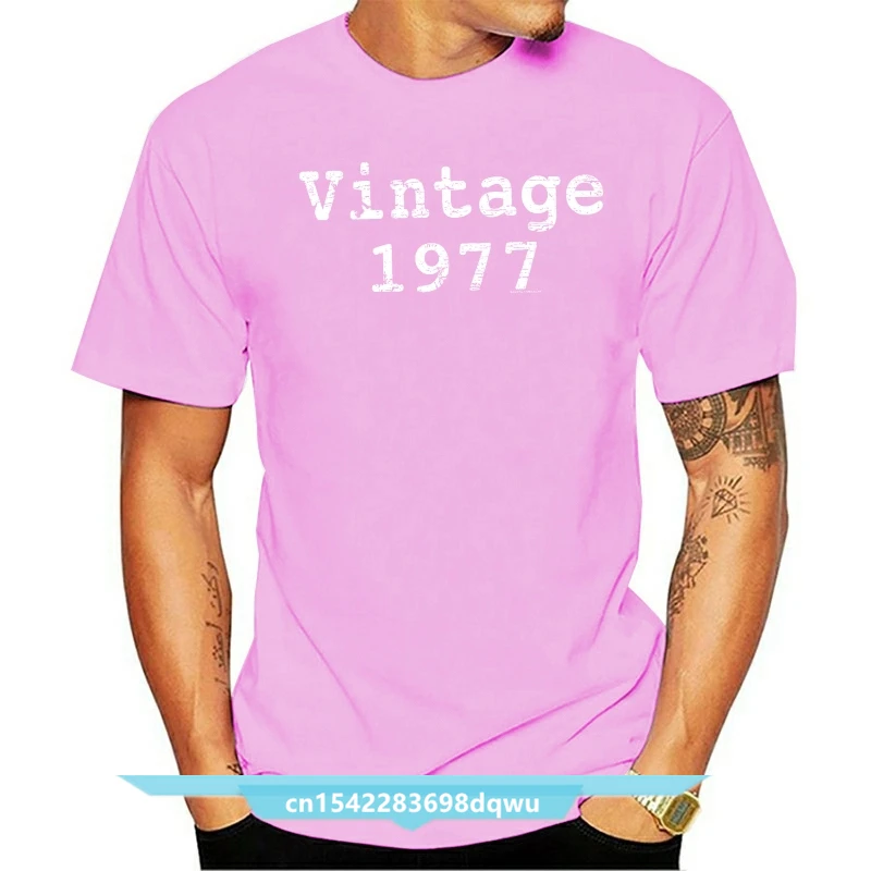 

Sleeve Tshirt Homme Vintage 1977 - Type - 40th Birthday Gift Distressed Print T-shirt