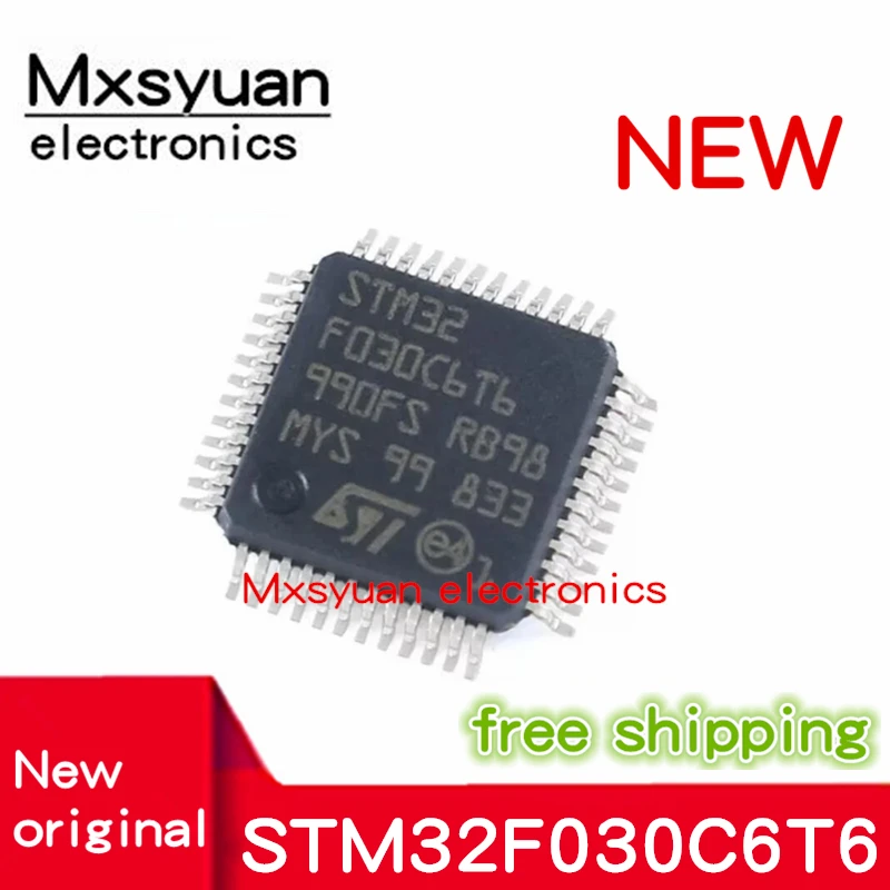 10PCS/LOT STM32F030C6T6 STM32F030C6T6TR STM32F030CbTb STM32 F030C6T6 LQFP48 100% New original stock