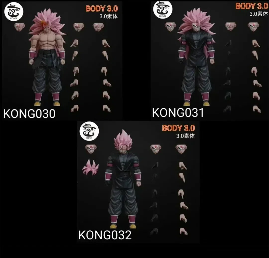 

Dragon Ball 030 031 032 Kong Studio Beast Deities Ssj3 Mask Goku Black Shf Sh Figuarts Kong Figure Action Figure Pink Hair Toys