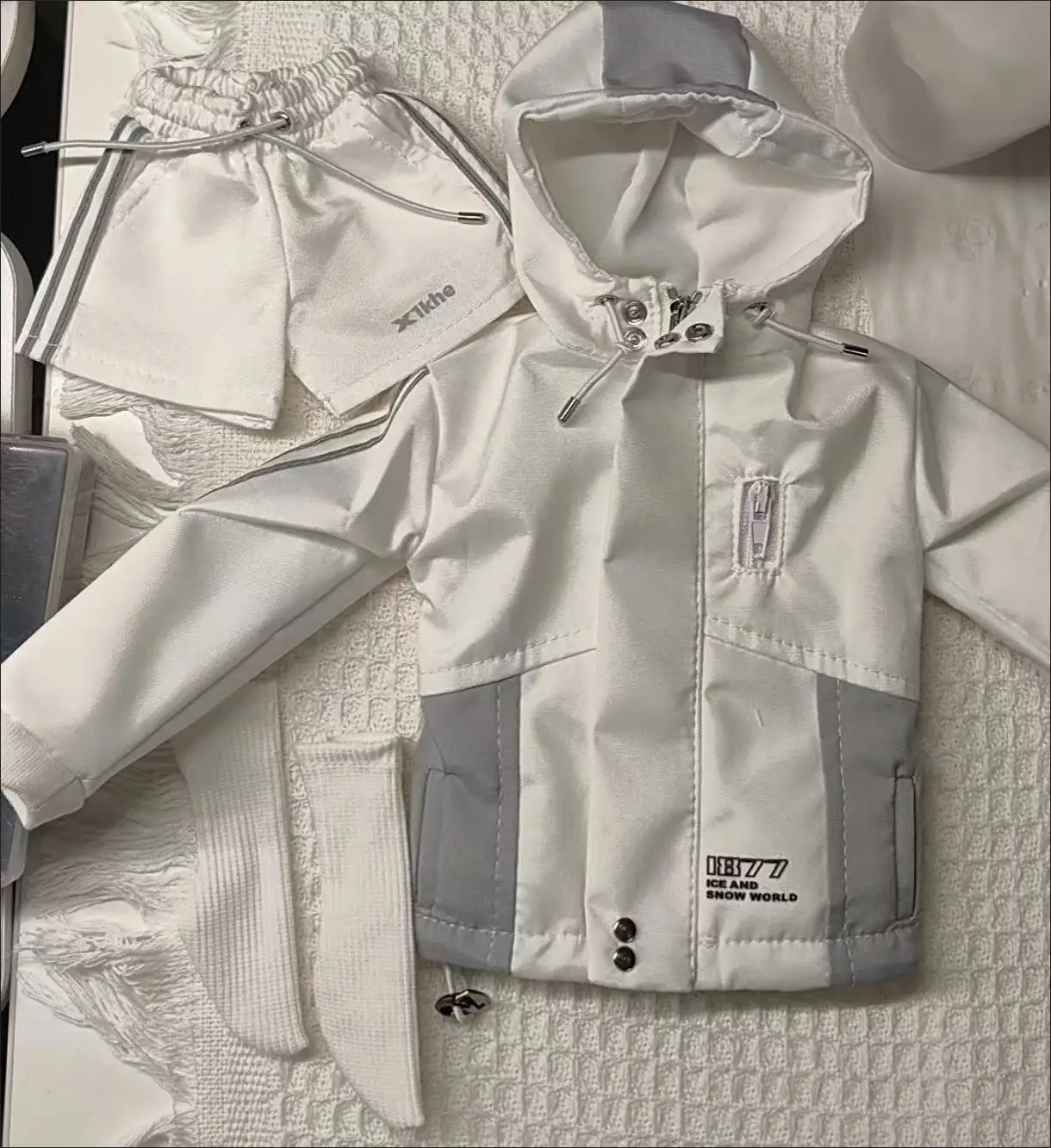 1/4 roupas de boneca terno para 45cm bjd boneca blusão conjunto gordo-encaixe vestir-se brinquedos jogar casa presente boneca acessórios, sem boneca