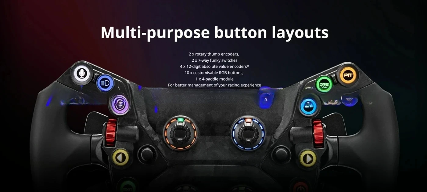 لعجلة قيادة سباق Simagic GT NEO ذات القابض المزدوج