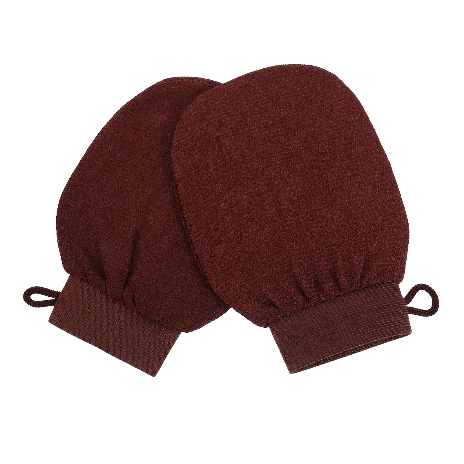 

2Pcs Bath Scrubber Gloves Reusable Exfoliating Mitt for Body Cleaning Soft Rayon Shower Gloves Spa Bathing Skin Renewal Tool