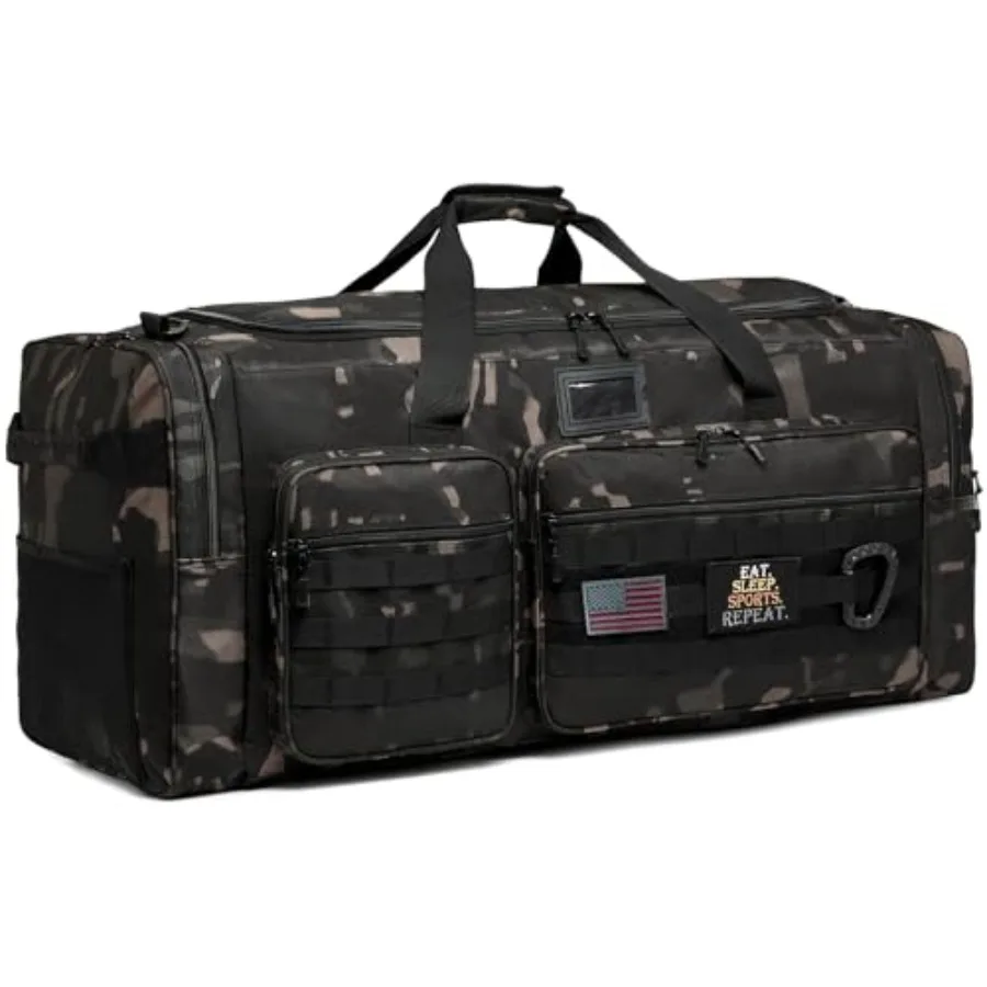 

130L Extra Large Duffle Bag for Men Heavy Duty Duffle Bag for Travel Large Sports Gym Equipment Bag for Hockey Football Soccer