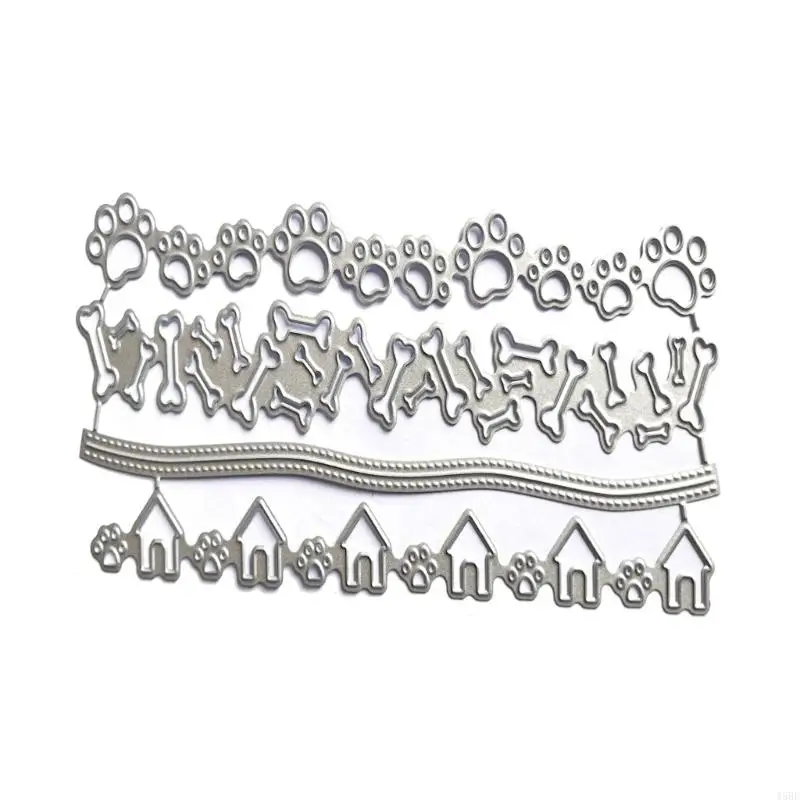 45BE Dog PAW القطع المعدني يموت DIY CRAFT CORPAN CORPANTEL TELPOSPLATE SCRAPBOOKING SCRABKING FOR CARC