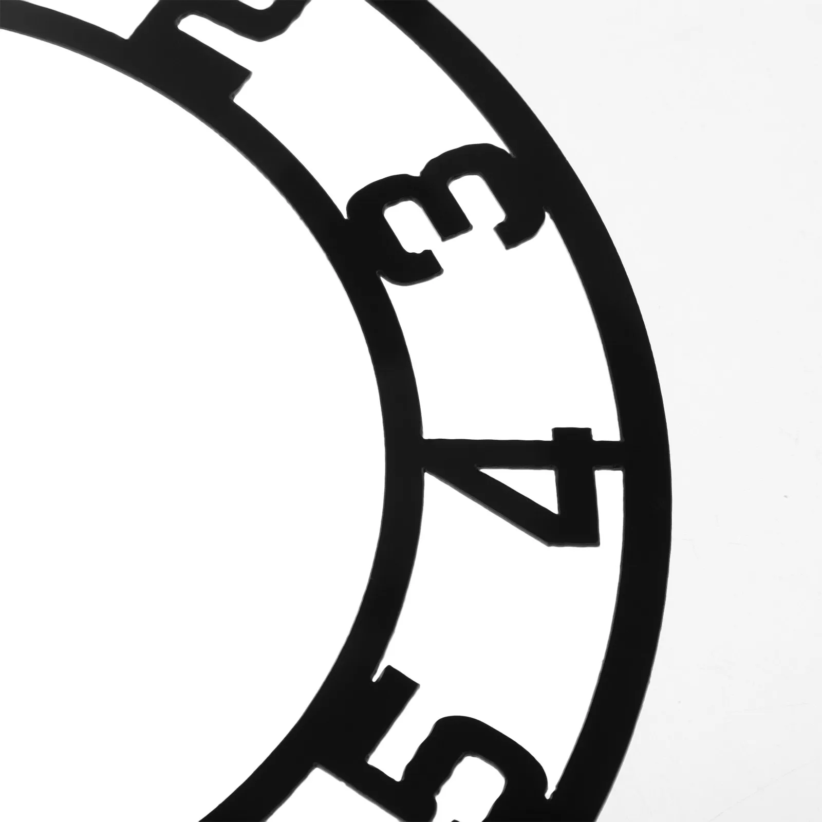 2Pcs Acrylic Wall Clock Stickers For Living Room Wall Decor Hotel Management Round Mirror Face Decals Arabic Numerals