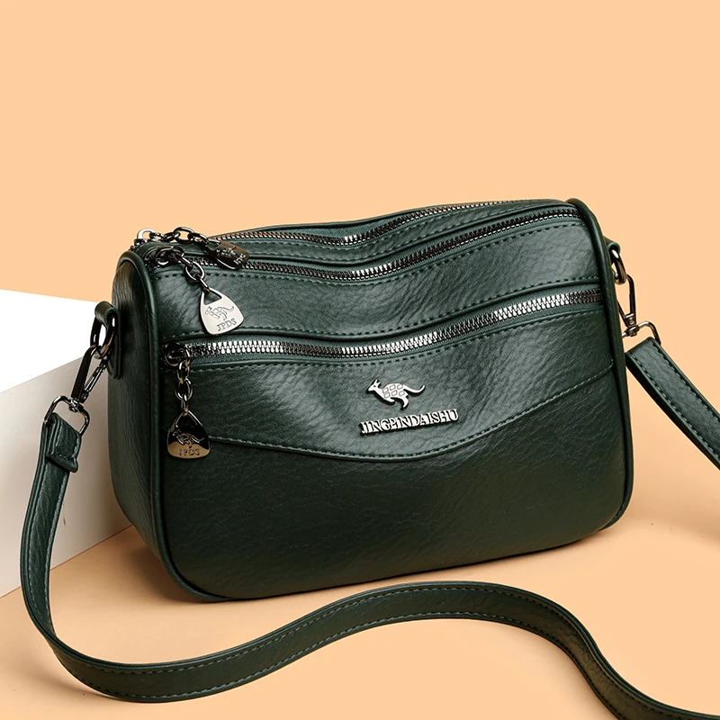 

High Quality Leather Casual Crossbody Shoulder Bags for Women 2025 New Luxury Purses And Handbags Women Bags Designer Totes Sac