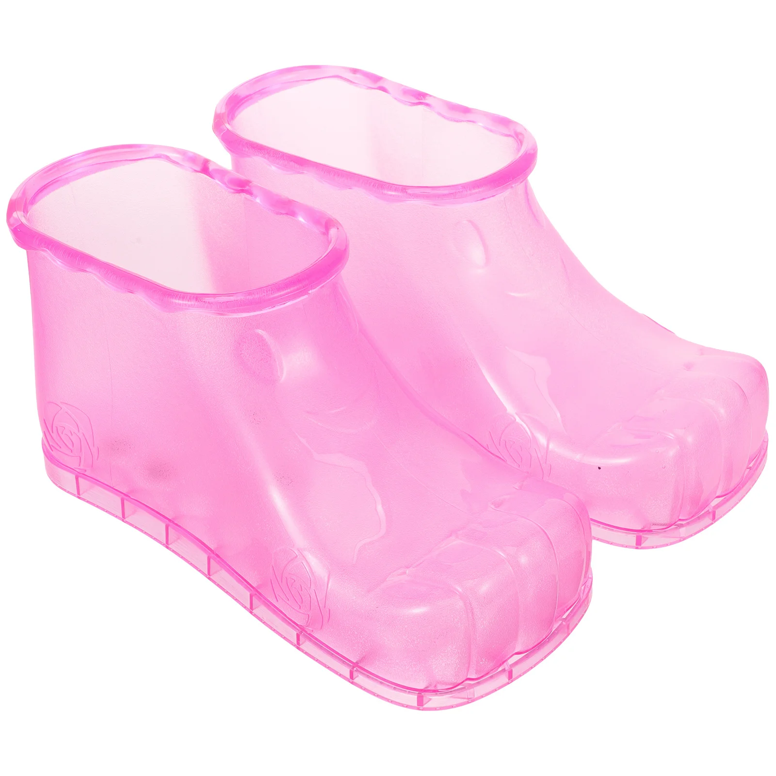 

1pcs 1 Pair Bathing Shoes Portable Soak Tub Non-Slip Sole Massage Design For Home Spa Pedicure Foot Care Durable Foot Soaker Tub