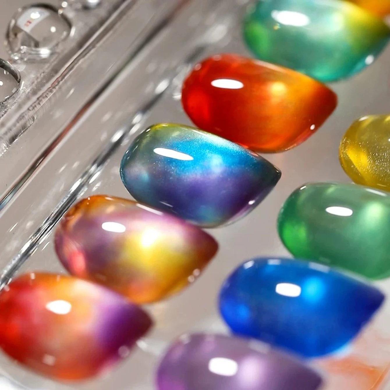 MIANEL 12ML 1個入り Vittini 2025 新アイスシアードーパミン半透明ガラスグレージェルネイルポリッシュコレクション - 2025ネイルアートトレンド