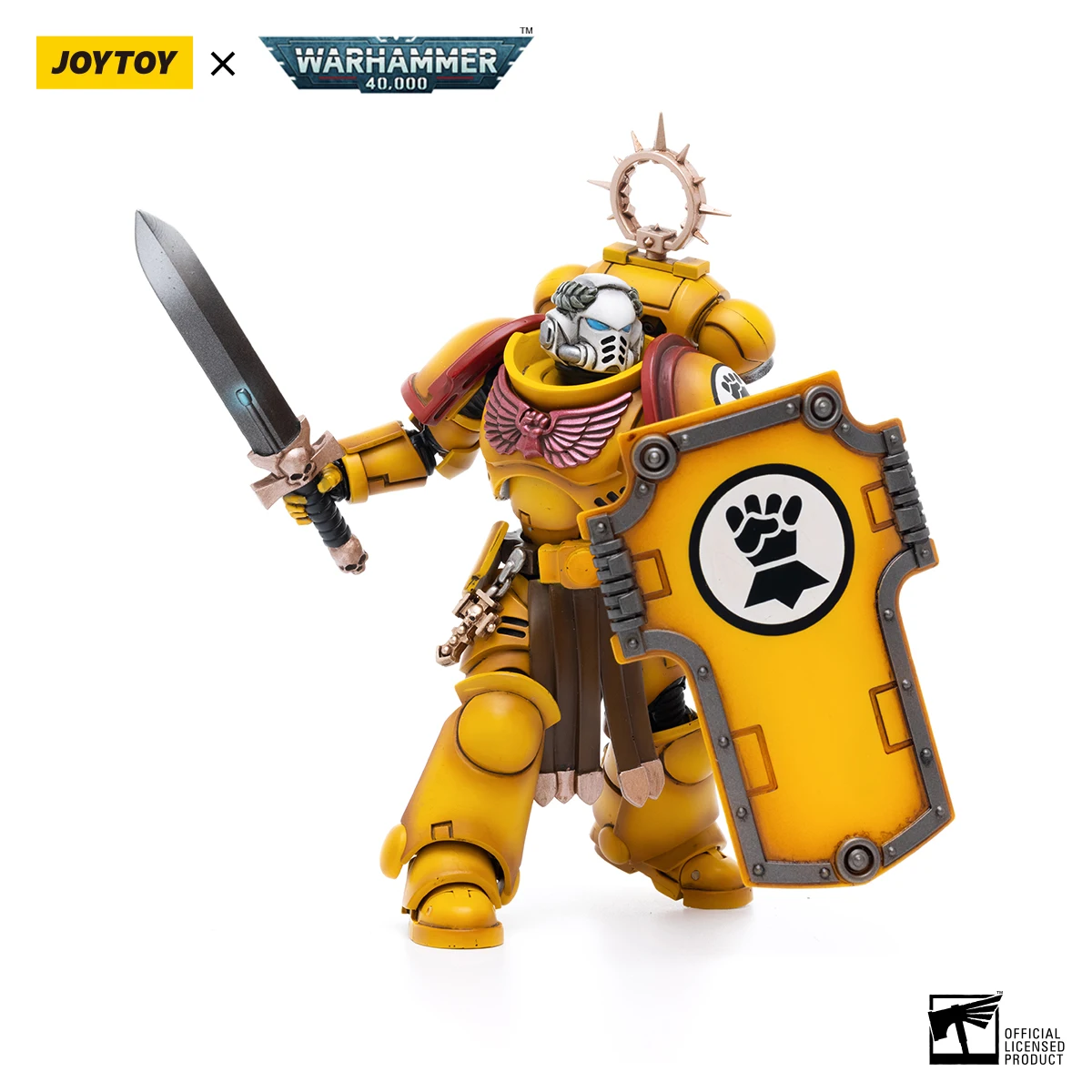 JOYTOY-figura de acción 1/18, puños, ultramarinos, ángeles de sangre, Chaos, Marines Espaciales, colección de Anime, modelo militar, Compras gratis