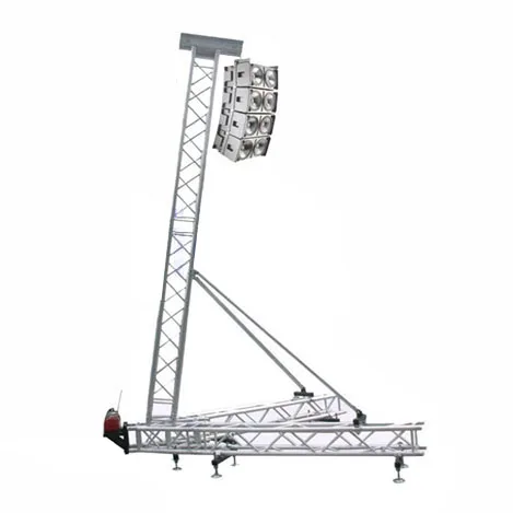 Line Array Speaker Truss Lift Stand Truss Display Hand Chain Hoist Line Array Truss Stand System For Outdoor Concert
