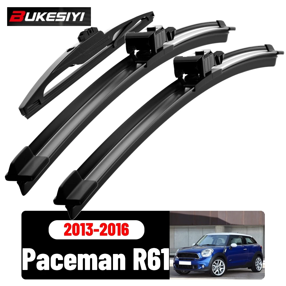 Front & Rear Wiper Blades Set For Mini Paceman R61 2013-2016 2014 2015 Silent Windscreen Wipers Accessories 20