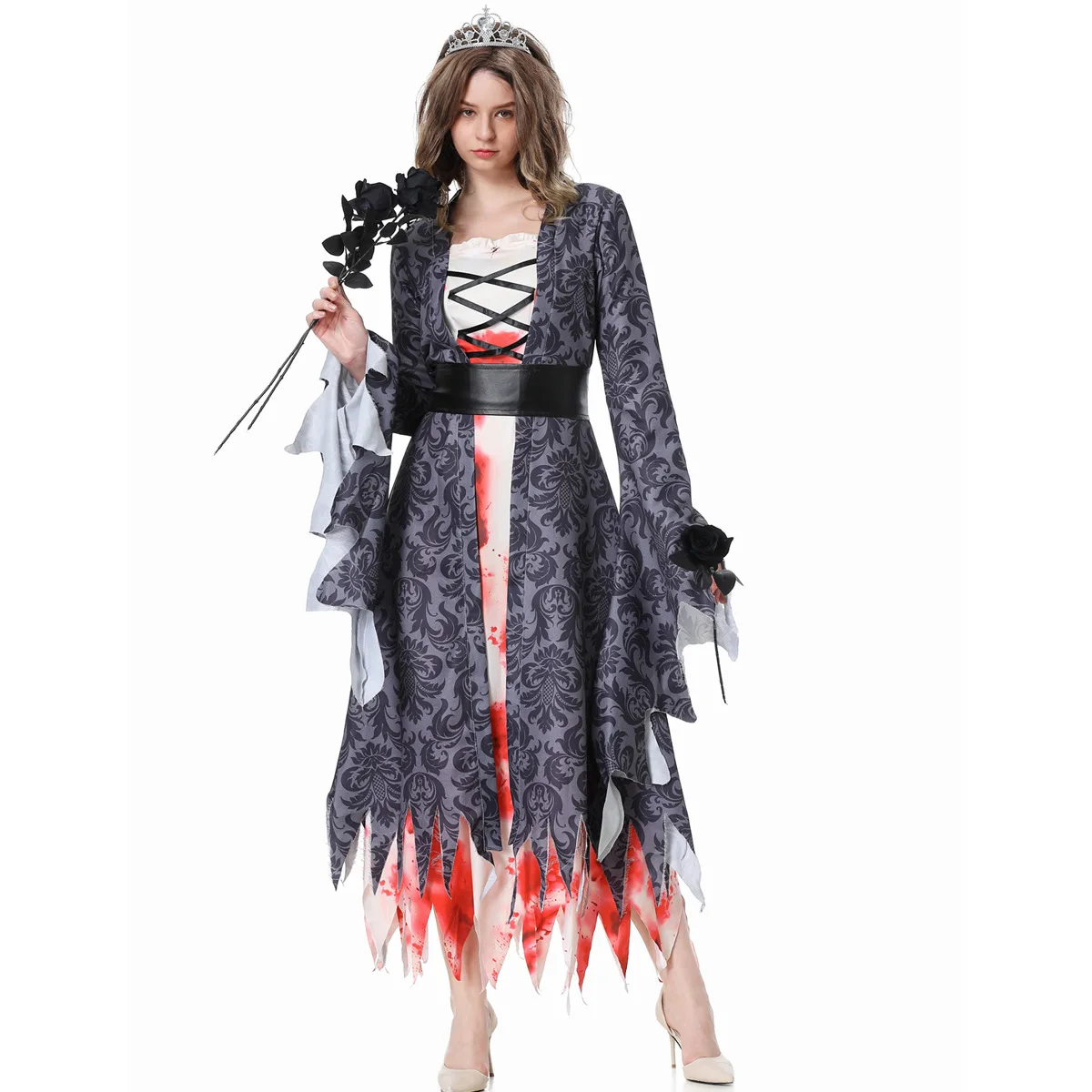 

Halloween Cosplay Ghost Bride Zombie Vampire Adult Masquerade Costume