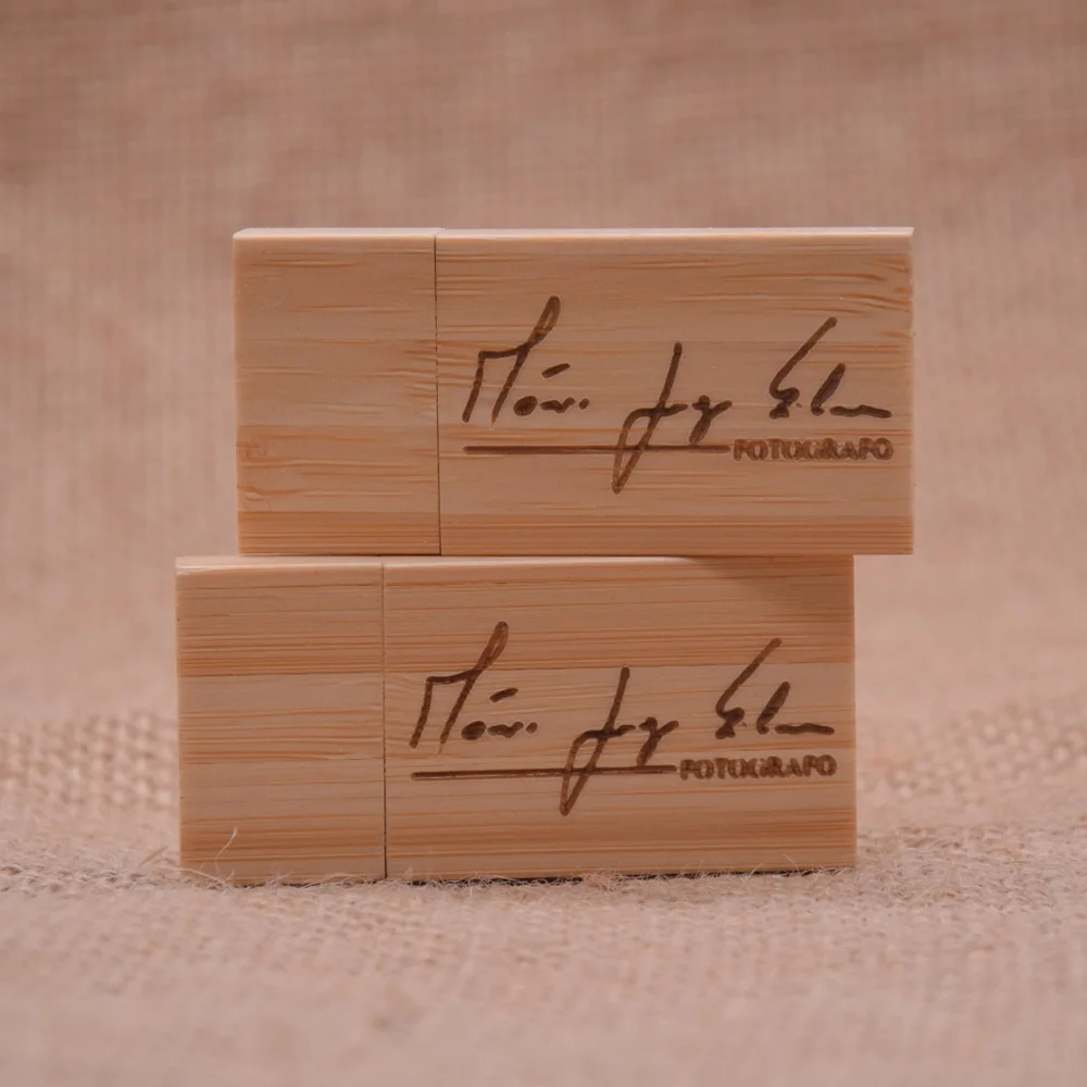 

28PCS/LOT Wooden USB 2.0 Flash Drive +Box pendrive 32GB Free custom logo memory stick Ship to Israel