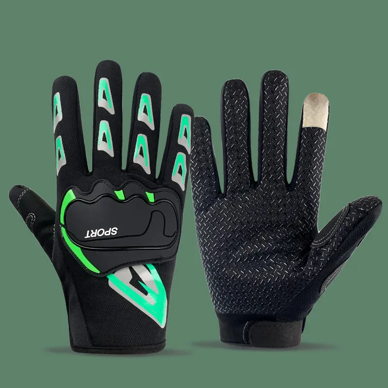 1 쌍 통기성 미끄럼 방지 장갑 여성 남성 야외 스포츠 장갑 사이클링 승마 피트니스 훈련 낚시 전체 손가락 벙어리 장갑