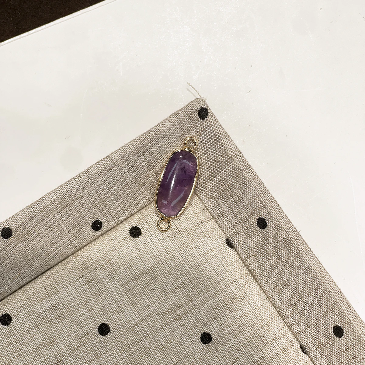 2個入り DIYコネクター 天然石 アメジスト/ラピスラズリ - Jewelry Making With Stones のレビューと価格