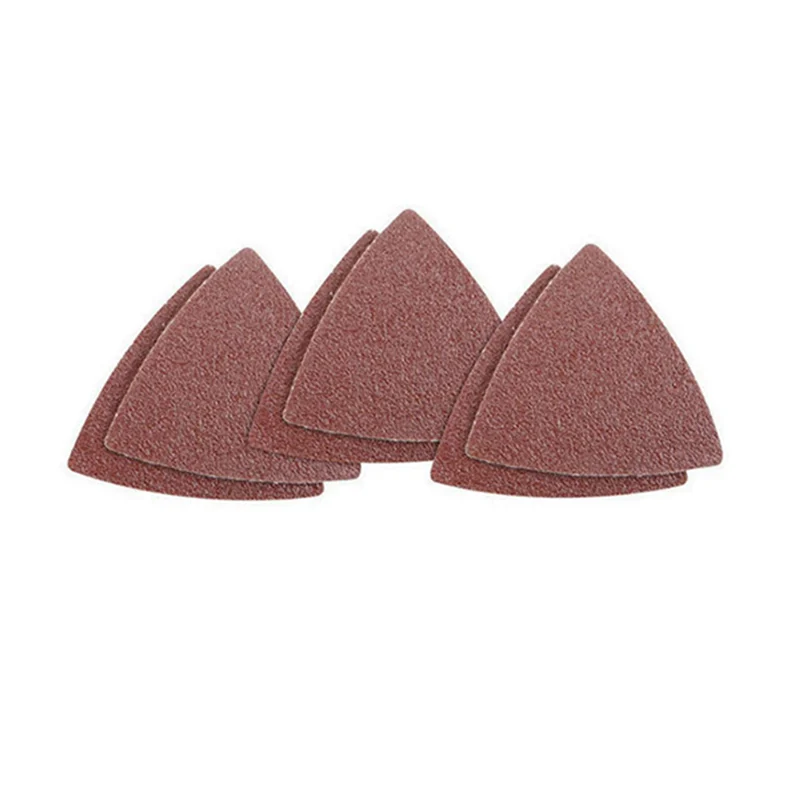 

AB35-180Pcs Triangular Hook And Loop Triangle-Sandpaper, Fit 3-1/8 Inch Oscillating Multi Tool Sanding Pad