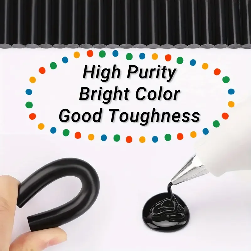 Car Hot Melt Glue Sticks Body Dent Repair Strong Adhesion Puller Tools Black Hot Melt Glue Stick Paintless Removal Repair Strips
