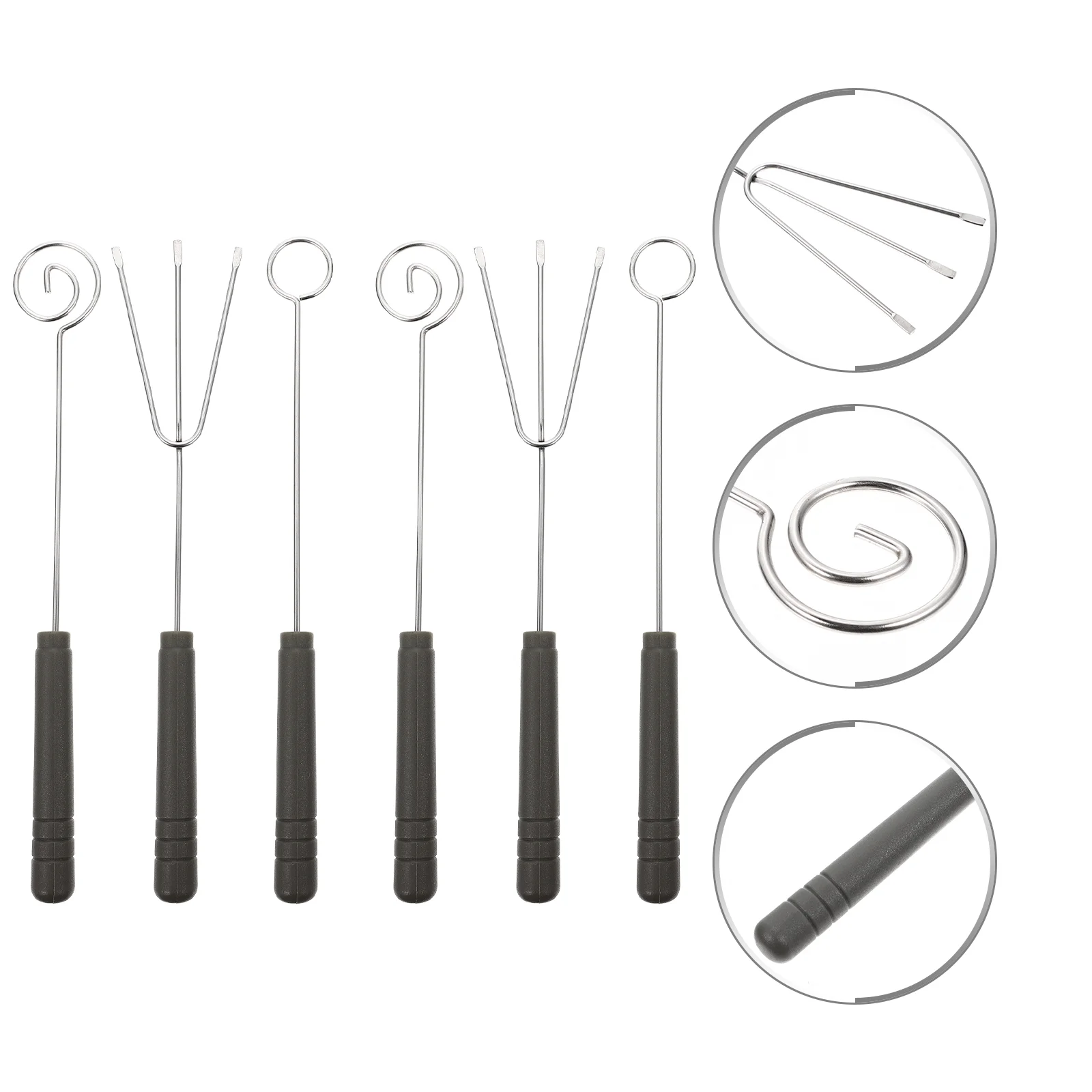 

6 Pcs Chocolate Fork Spread BBQ Baking Tool Supplies Kitchen Gadgets DIY Decorating