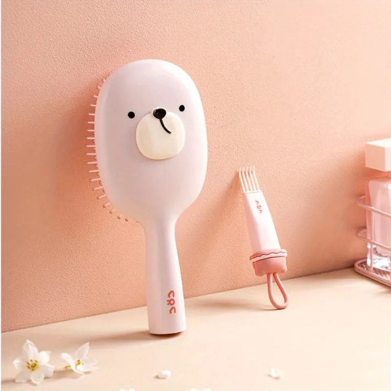 

Pork rib comb is a must-have for women's high cranial top, with fluffy hair massage and a large curved comb