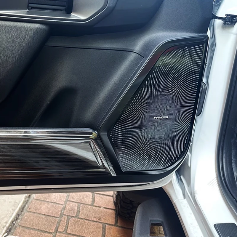 

Накладка на дверной звуковой динамик автомобиля для Ford Ranger Everest 2023 2024 2025 2026, крышка дверного аудиодинамика