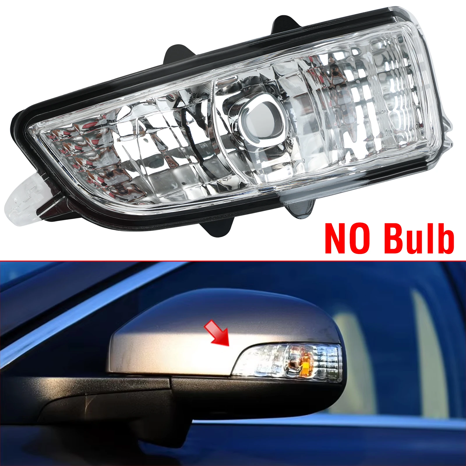 Righ Mirror Indicator Turn Signal Light Lamp Lens For Volvo S40 S60 S80 C30 C70 V50 V70 2008 To 2013 Car Headlight Accessories