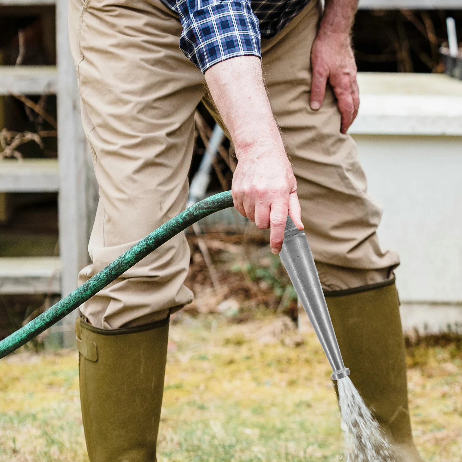 

Aluminum Alloy Sprinkler Truck Nozzle High Pressure Water Hose Spray Nozzle For Garden Yard Spraying Heavy Duty Hose Adapter For