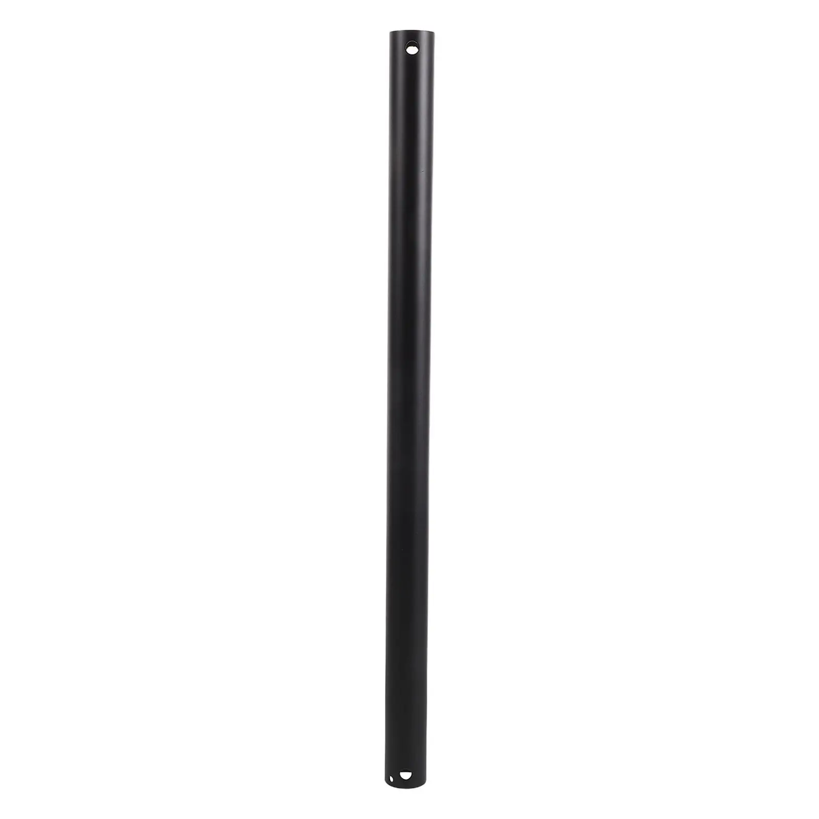 Ceiling Fan Downrod, 18 Inch No Threaded Extension Rod For Light Fixture, Matte Black Fan Light Hanging Rod Support, 1 Inch Dia