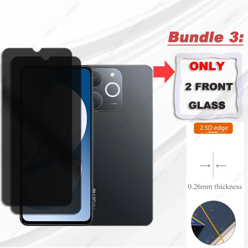 

Защитное стекло для Realme Note 70, антибликовая пленка для Realme Note 70, антишпионское стекло, защита для объектива камеры