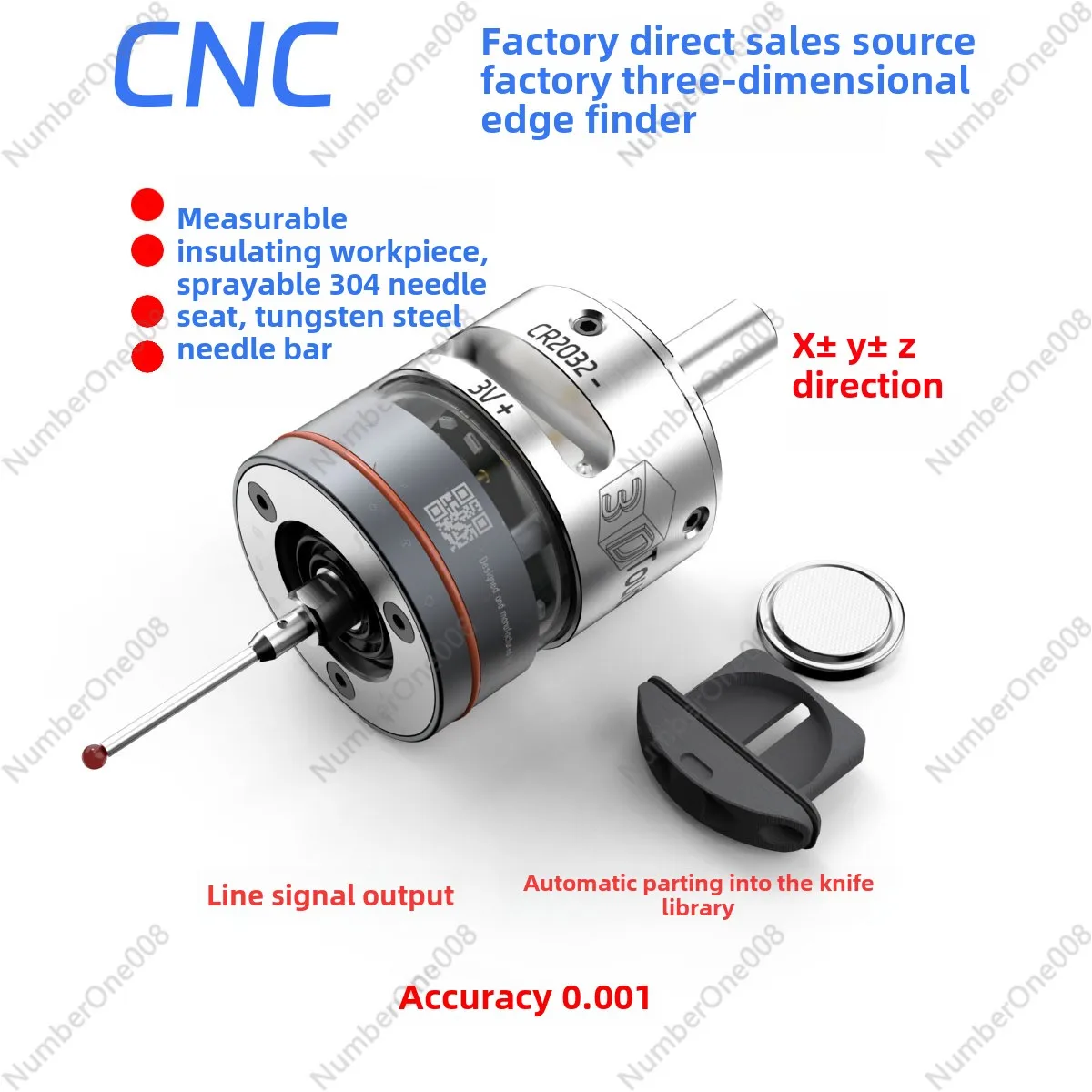 Photoelectric Dividing Rod High Precision 3d Edge Finder Cnc Machining Center Milling Machine Automatic Dividing Three Coordinat