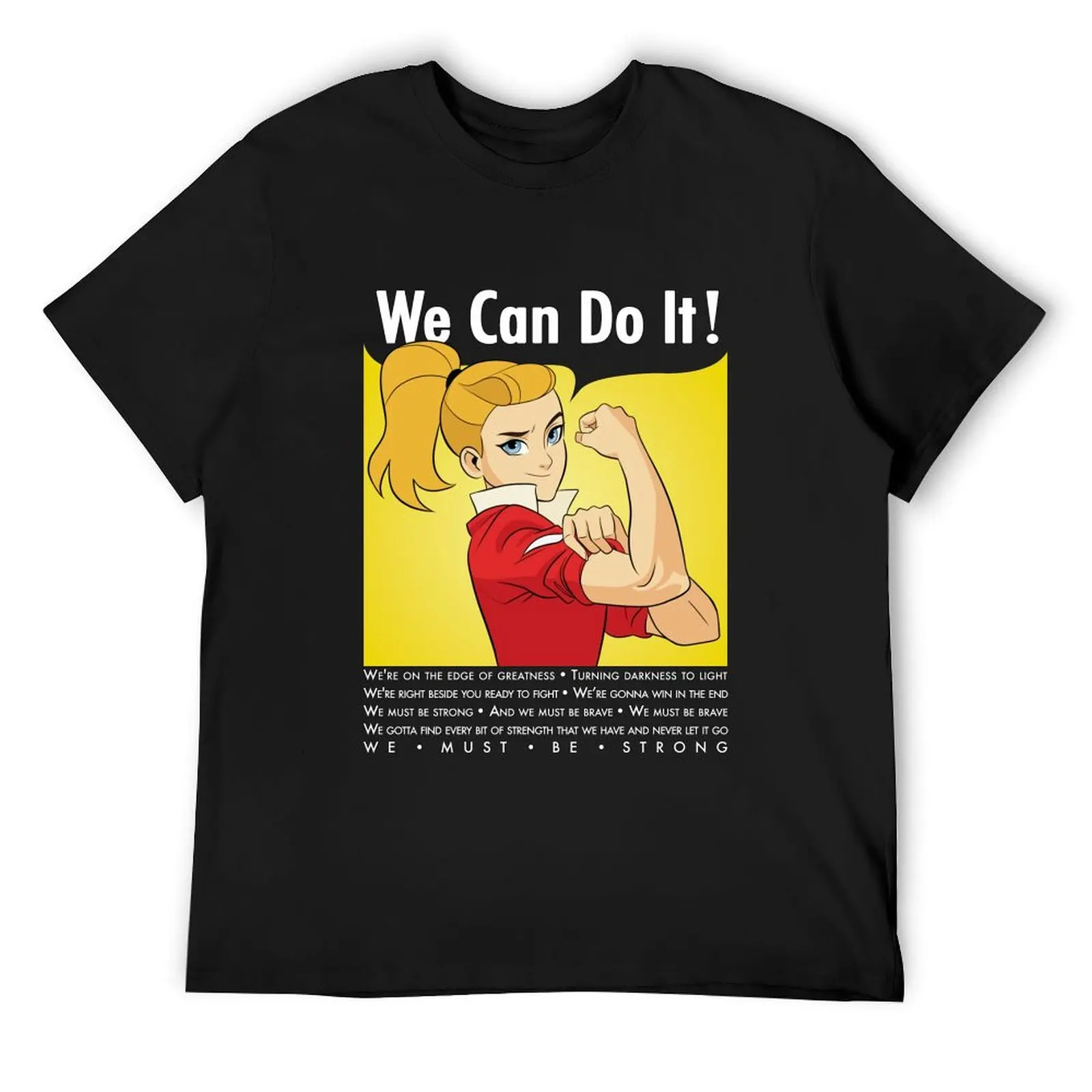 Adora Says We Can Do It! T-Shirt graphics shirts graphic baggy shirts graphic tee shirt men clothes