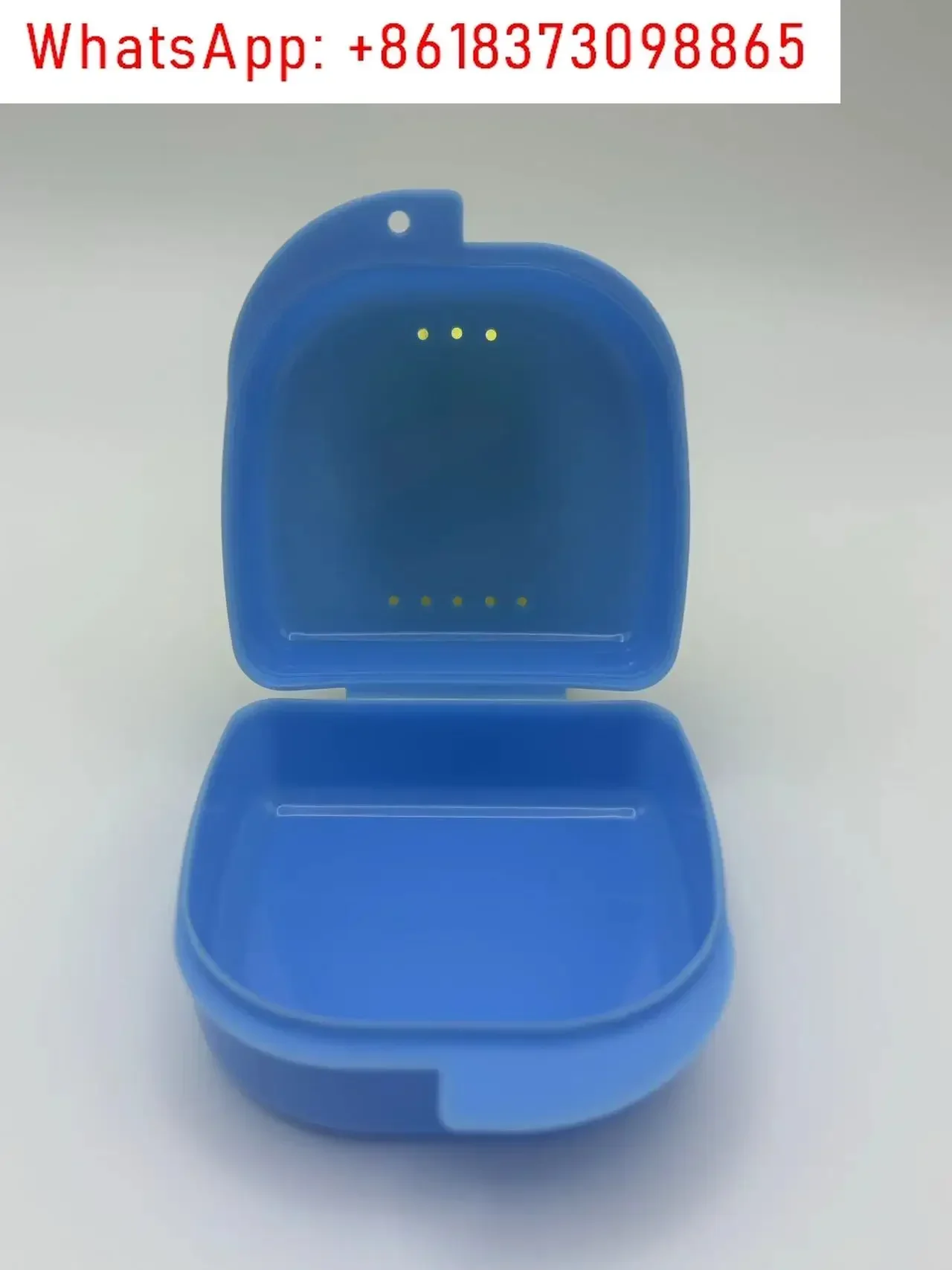 50pcs Lagre Orthodontic Retainer Box Plastic Braces Retainer Case Denture Box False Teeth Protective Case