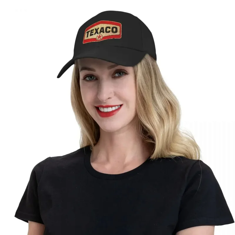 Oil and Gas Texaco Classic T-shirt Baseball Cap Party Hat Bobble Hat Snapback Cap Sun Hats For Women Men\'s