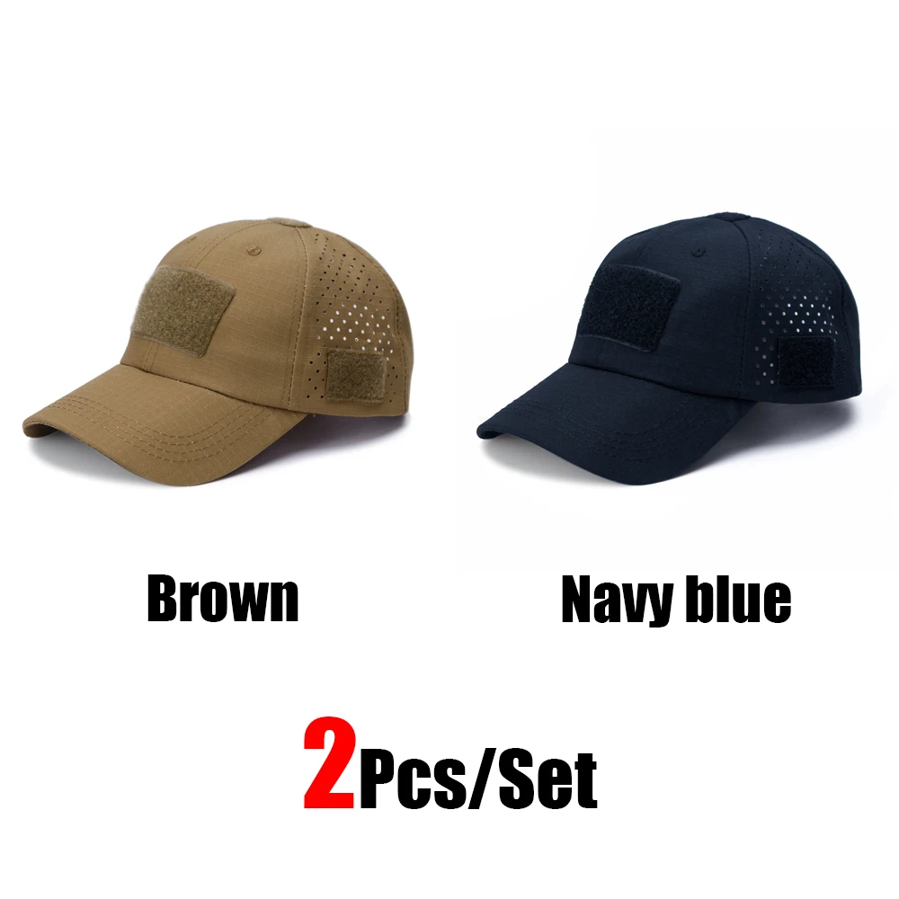 1/2 stücke Neue Männer Camouflage Baseball Kappe Atmungsaktive Sonnencreme Hut Outdoor Sport Jagd Wandern Camping Strand Angeln Sonnenhut