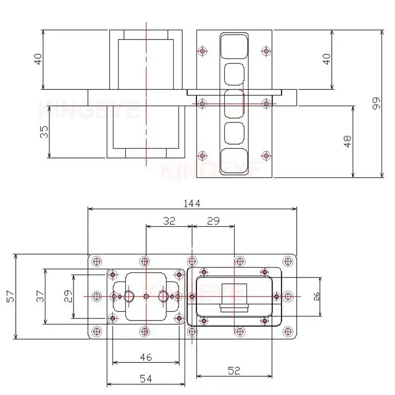 Günstige und hochwertige 0,1–8 GHz 85 dB Isolierung 110 V 10 A AC RJ45 maßgeschneiderte Schnittstelle EMI RFI Filter für Shield Box