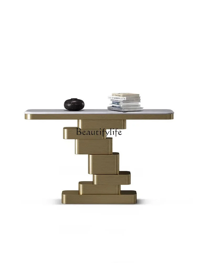 Light Luxury Entrance Taipei European-Italian Entrance Entrance Table Corridor Art View Platform