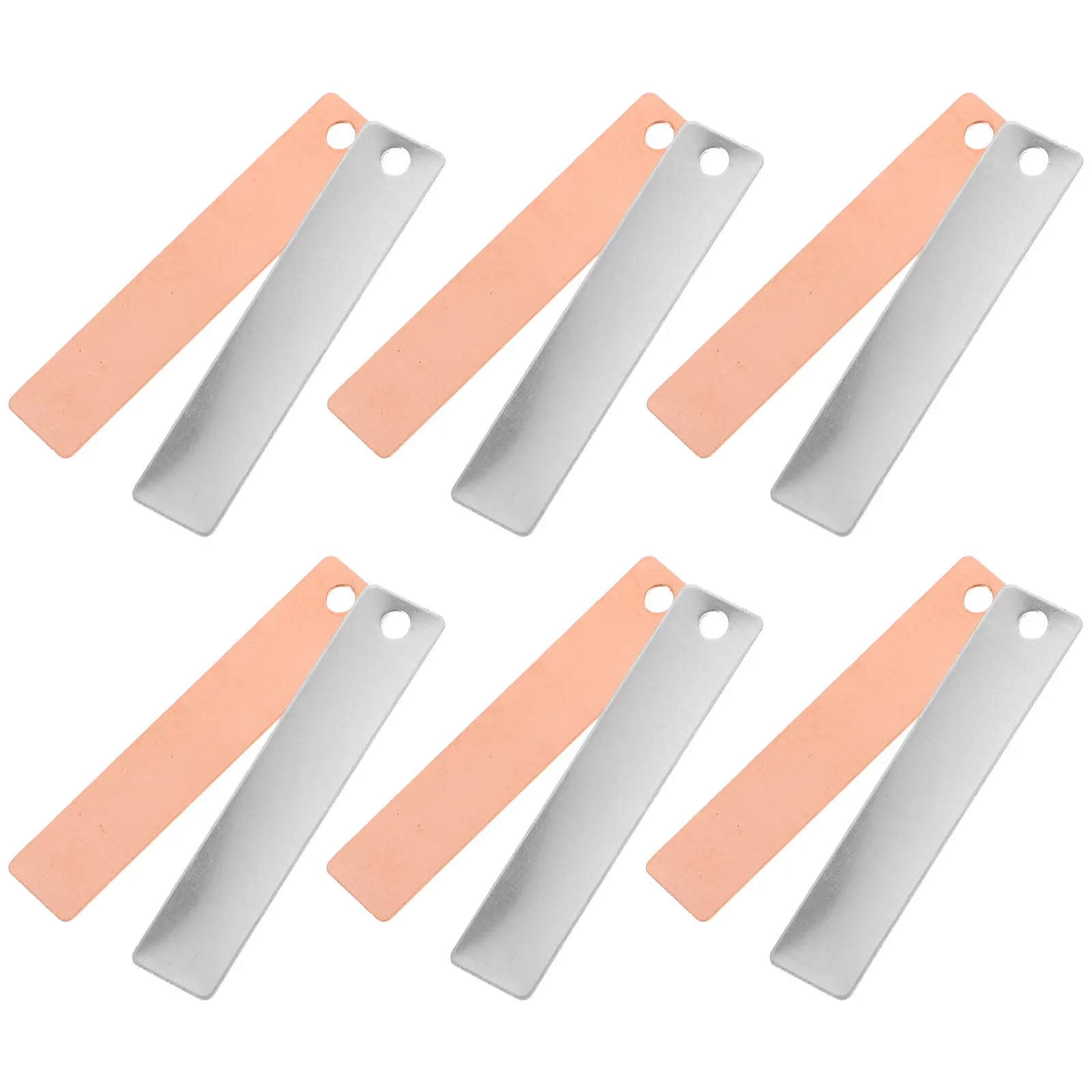 Copper Sheet Zinc Strips 6 Sets Anode Plates for Zinc Plating Electroplating DIY Science Experiment Tools view 6