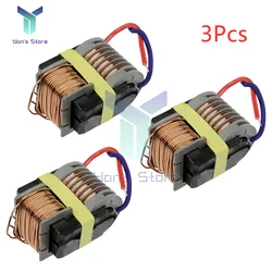 1/3Pcs 15KV wysokiej częstotliwości DC wysokiego napięcia zapłon łukowy falownik agregatu doładowania Step Up 18650 DIY zestaw U transformator rdzeniowy 3.7V